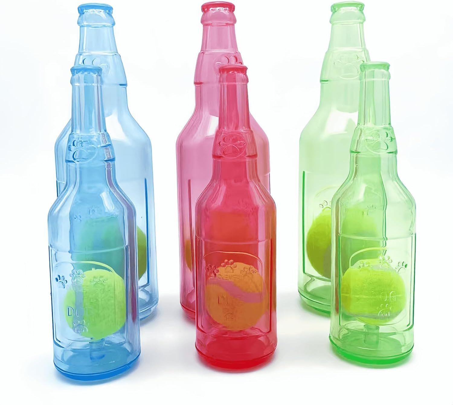 Squeaky Dog Chew Toy with Tennis Ball - Image 3