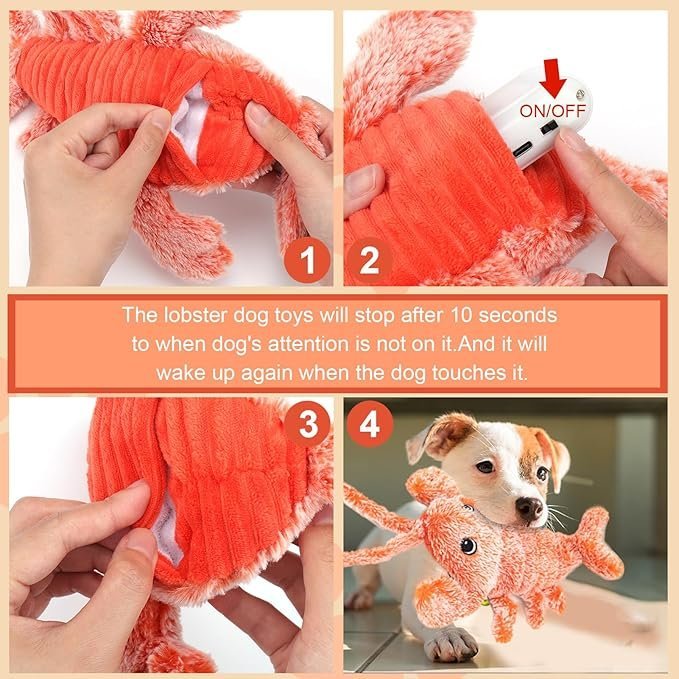 Interactive Bouncing Crab Dog Toy - Image 2